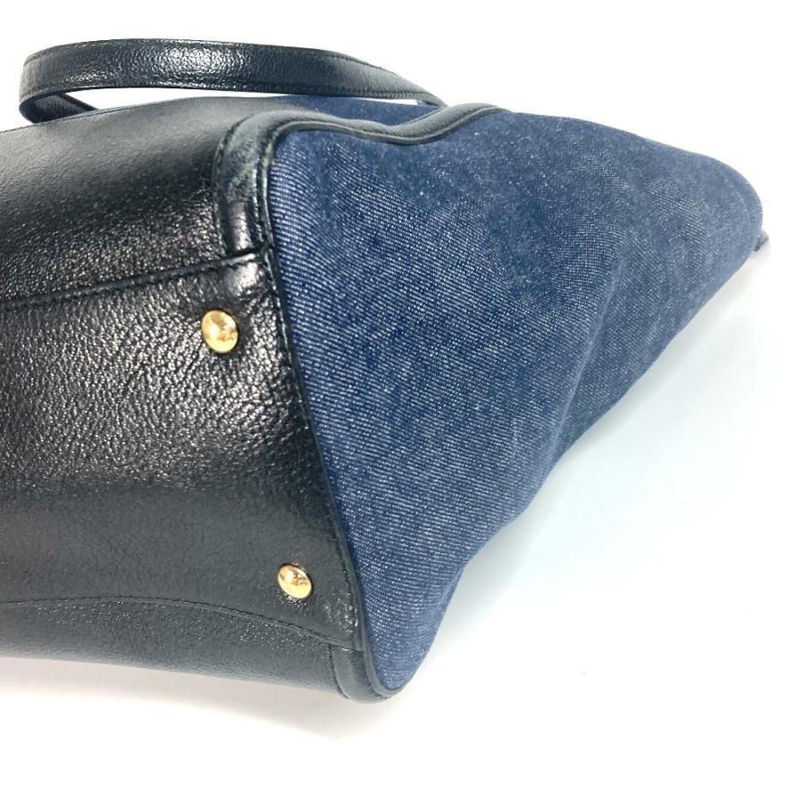 Salvatore Ferragamo サルヴァトーレフェラガモ ロゴ ハンドバッグ ショルダーバッグ カバン トートバッグ ブルー レディース【中古】 |  | 05