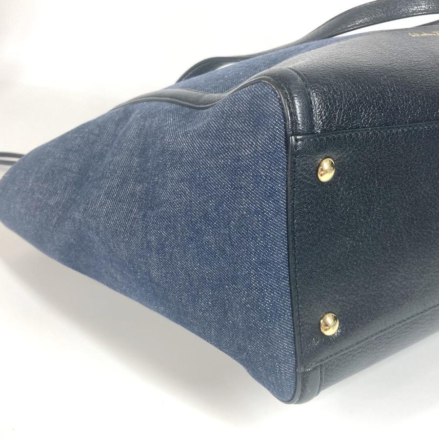 Salvatore Ferragamo サルヴァトーレフェラガモ ロゴ ハンドバッグ ショルダーバッグ カバン トートバッグ ブルー レディース【中古】 |  | 06