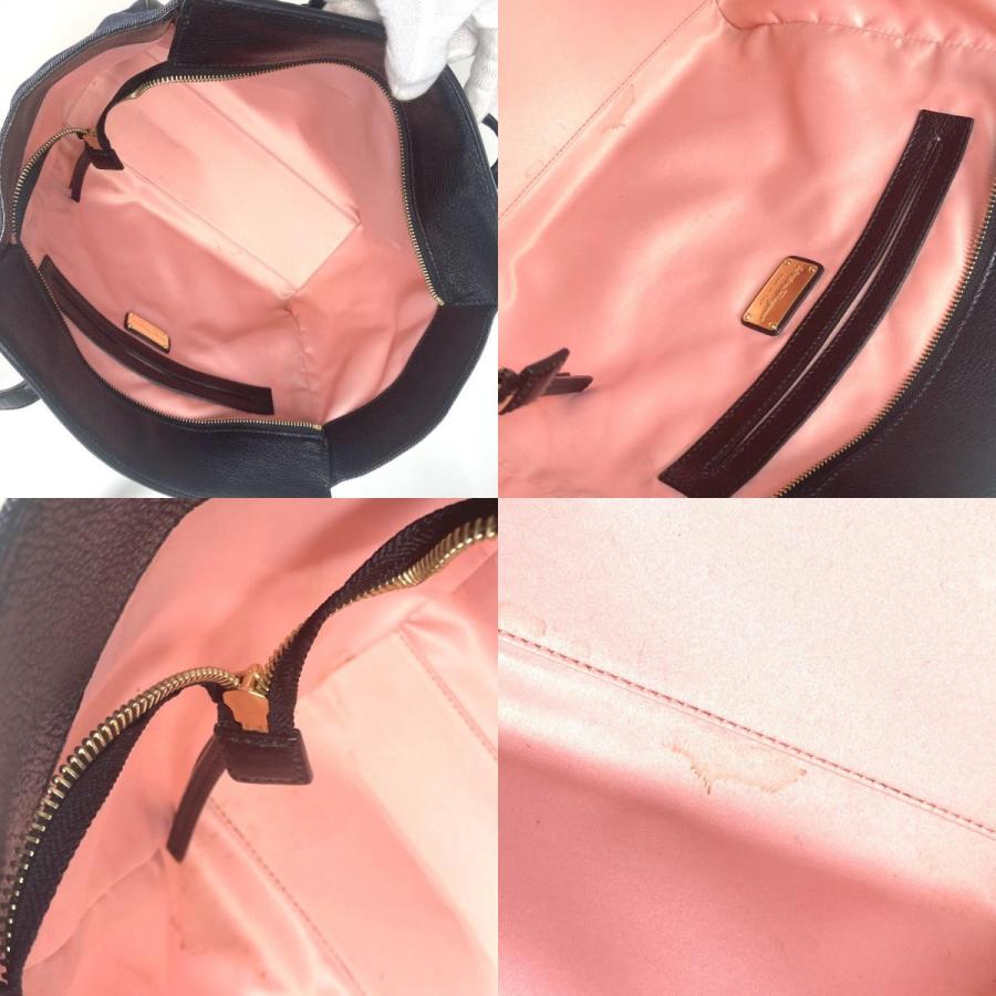 Salvatore Ferragamo サルヴァトーレフェラガモ ロゴ ハンドバッグ ショルダーバッグ カバン トートバッグ ブルー レディース【中古】 |  | 08