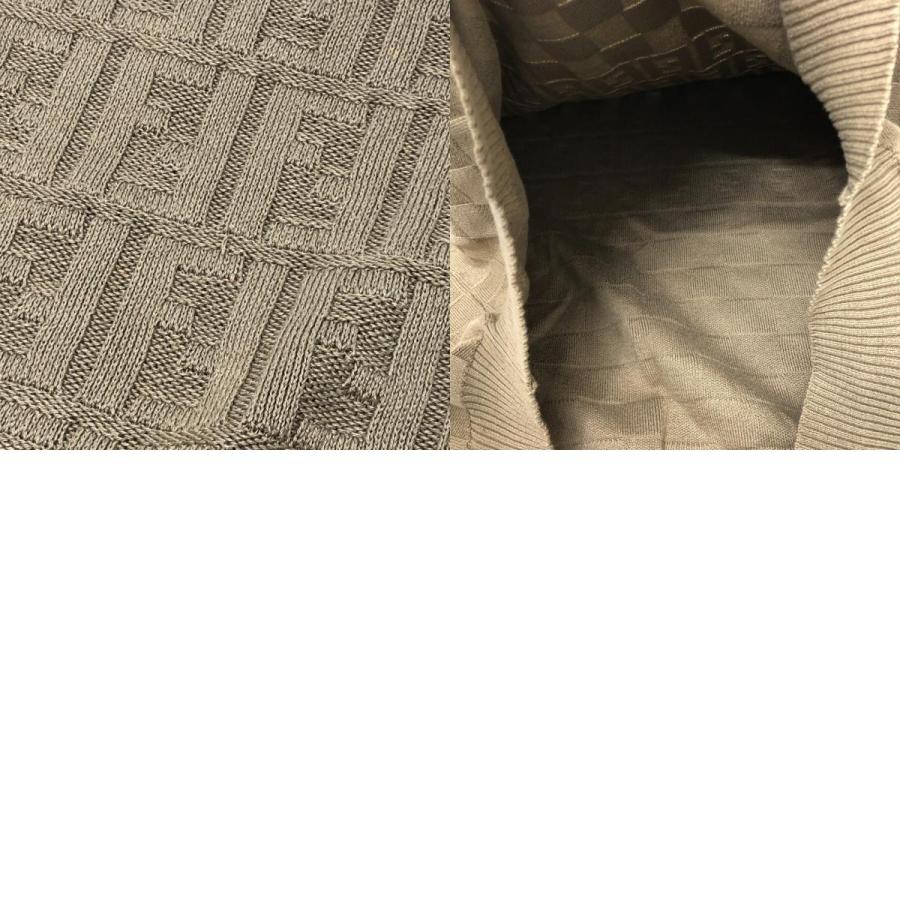 FENDI フェンディ ズッカ ペカン FFロゴ アパレル トップス 長袖 fendi club フェンディ クラブ セーター ベージュ メンズ【中古】 | FENDI | 09