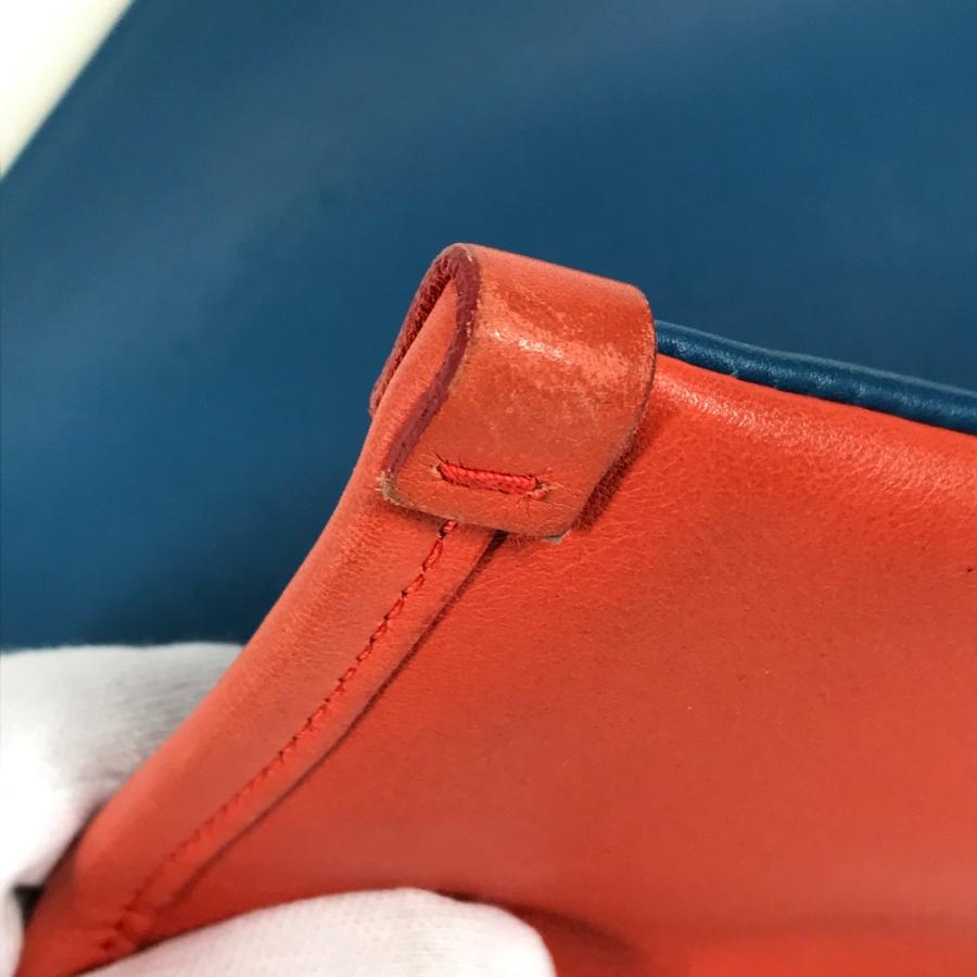 Salvatore Ferragamo サルヴァトーレフェラガモ バイカラー カバン ポーチ クラッチバッグ ブルー メンズ【中古】 |  | 02