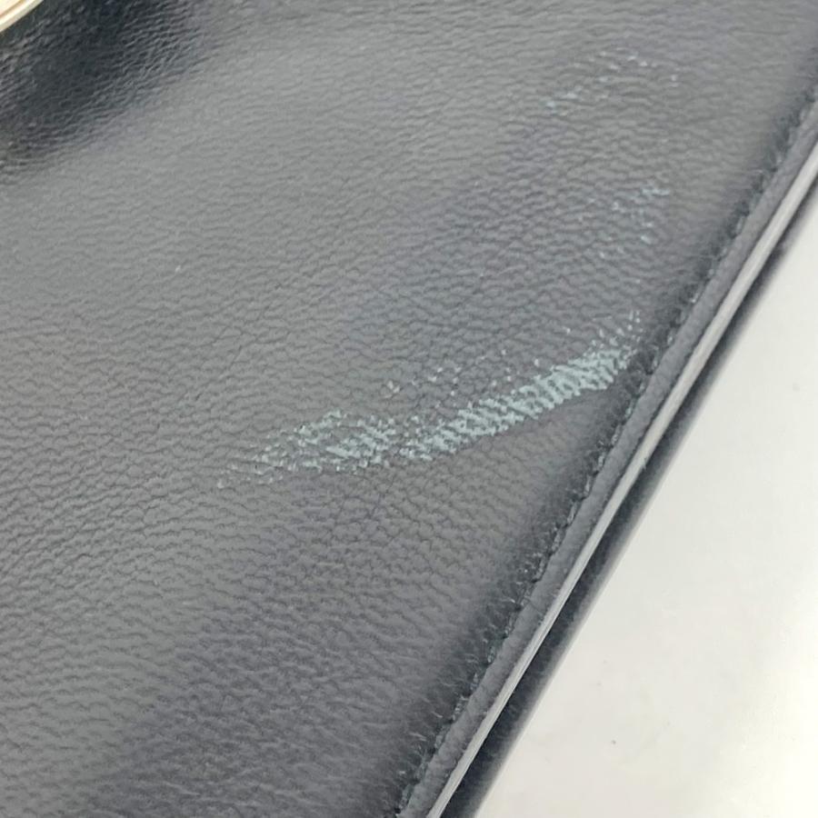 Salvatore Ferragamo サルヴァトーレフェラガモ ビッグ ガンチーニ ロゴ ポーチ カバン クラッチバッグ ブラック ユニセックス【中古】 |  | 07