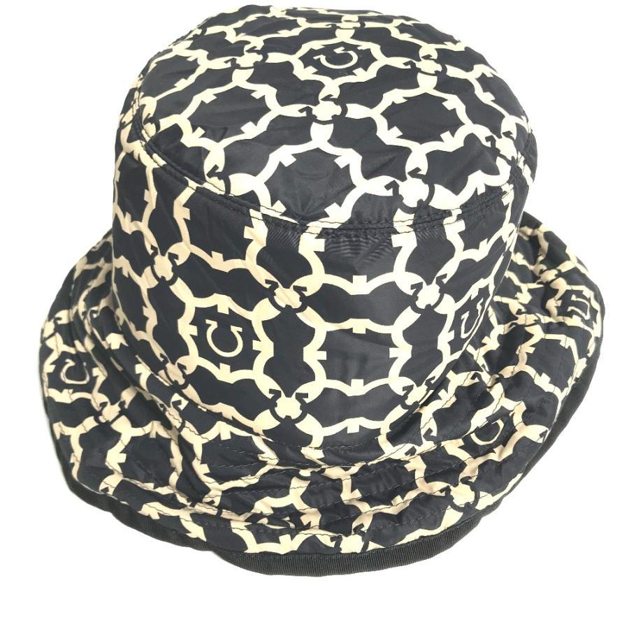 未使用 Salvatore Ferragamo サルヴァトーレフェラガモ ガンチーニ ロゴ ハット帽 帽子 バケットハット ボブハット ブラック【中古】 |  | 03