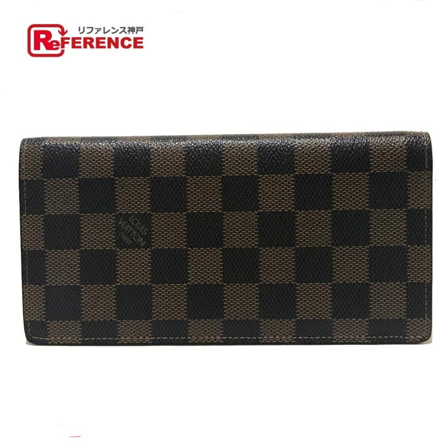 Louis Vuitton ルイヴィトン N ポルトフォイユ ブラザ ダミエ 長財布 小銭入れあり エベヌ ブラウン メンズ 中古 1659 リファレンス コレクション 通販 Yahoo ショッピング
