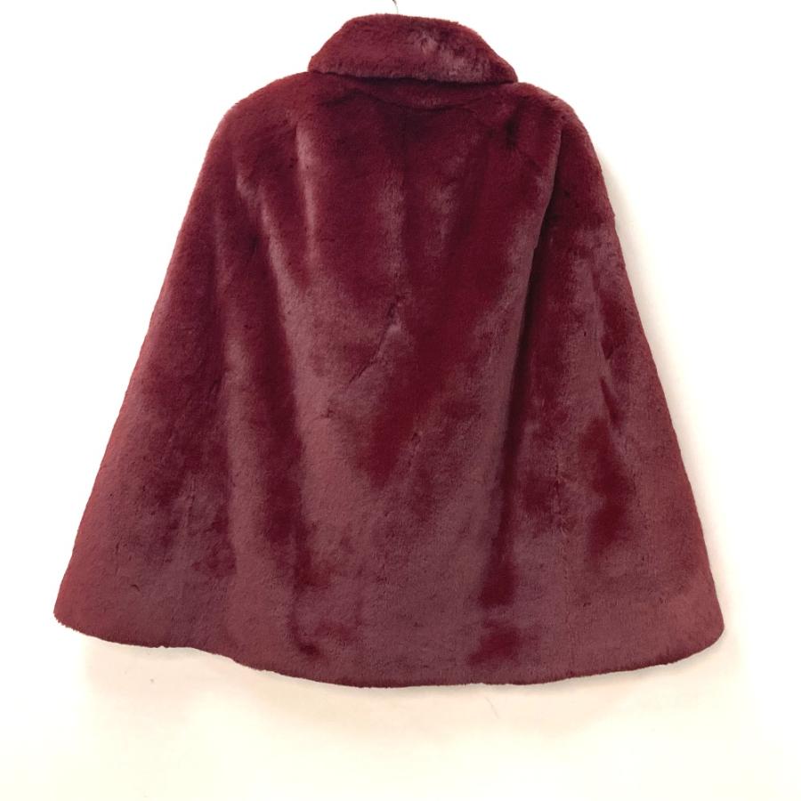 Burberry ケープポンチョファー付き