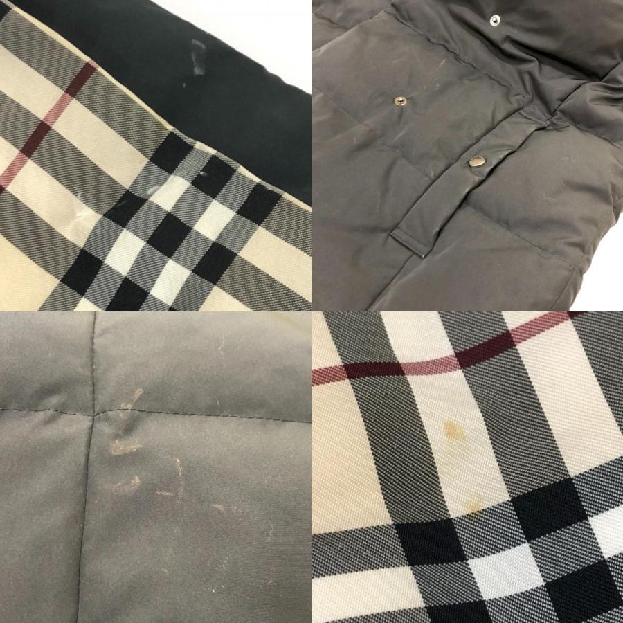 BURBERRY（バーバリー） フードファー ロンドン ダウンベスト ブラック