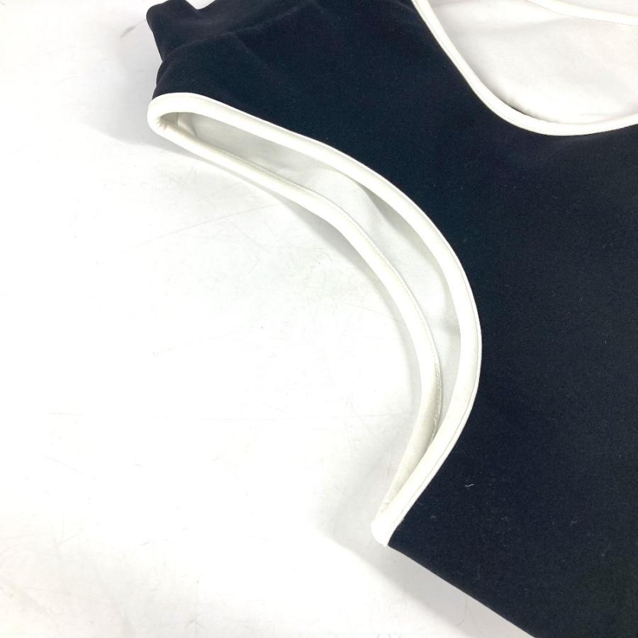 美品 BURBERRY バーバリー ロゴ トップス 袖なし アパレル バイカラー ヨガウェア スポーツウェア タンクトップ ブラック 【中古】 | BURBERRY | 05