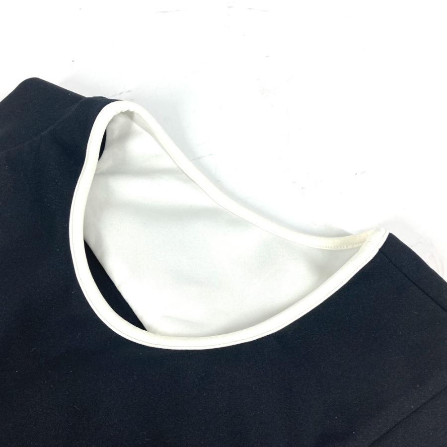 美品 BURBERRY バーバリー ロゴ トップス 袖なし アパレル バイカラー ヨガウェア スポーツウェア タンクトップ ブラック 【中古】 | BURBERRY | 06