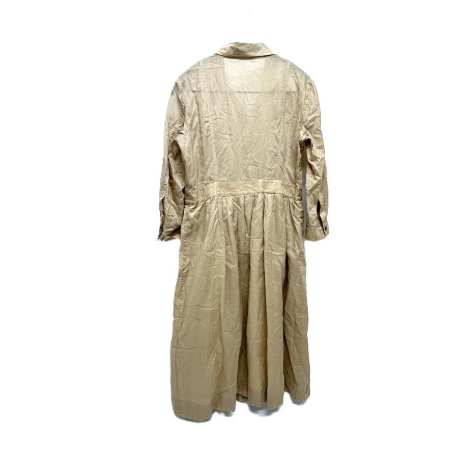 BURBERRY - ★最終価格★SALE【5app0048】バーバリー シャツワンピース 38 ベージュ コットン 8039614【中古】レディース BURBERRY バーバリー アパレル シャツ バーバリーロンドン