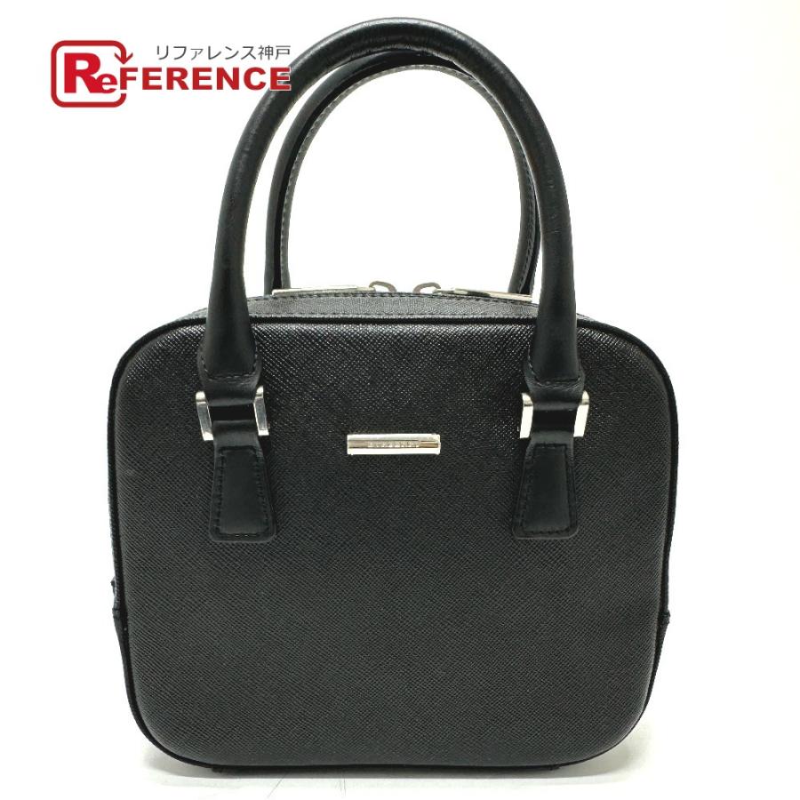 美品 BURBERRY バーバリー ミニ 内側チェック ハンドバッグ ブラック レディース【中古】 | BURBERRY