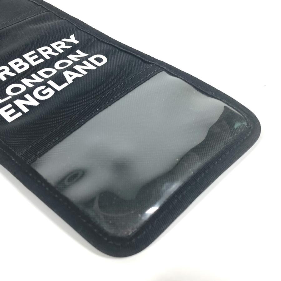 BURBERRY（バーバリー） 美品 ロゴ カードケース パスケース ネック 