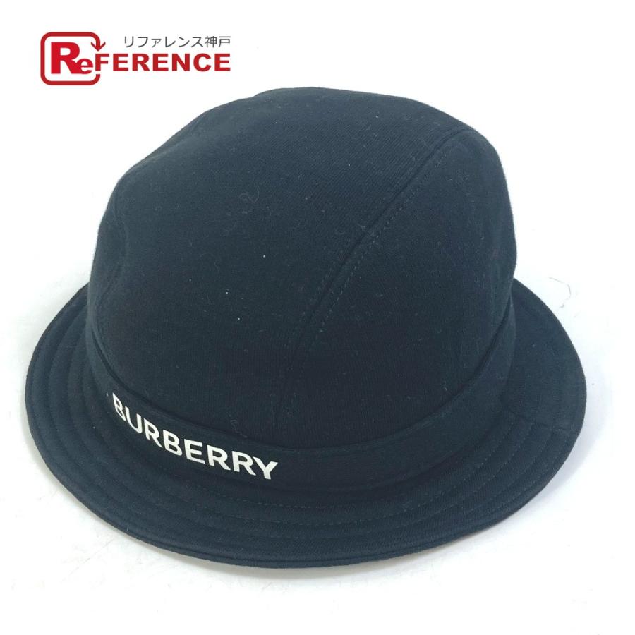 新品未使用】BURBERRY TBロゴバケットハット ネイビー L