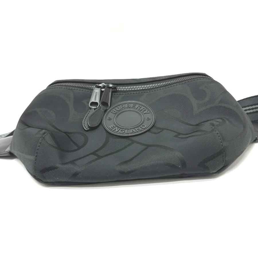 新品同様 BURBERRY バーバリー 8029991 カバン クロスボディ バムバッグ ウエストポーチ ウエストバッグ ブラック メンズ【中古】 | BURBERRY | 02