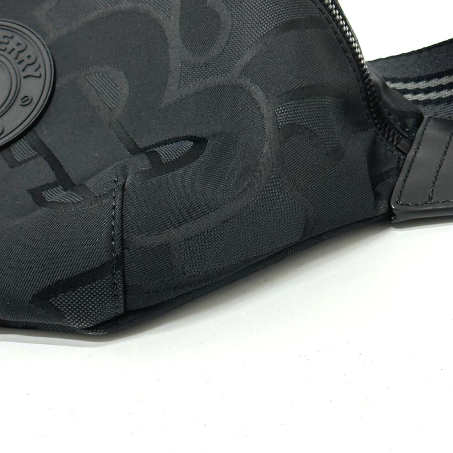 新品同様 BURBERRY バーバリー 8029991 カバン クロスボディ バムバッグ ウエストポーチ ウエストバッグ ブラック メンズ【中古】 | BURBERRY | 03