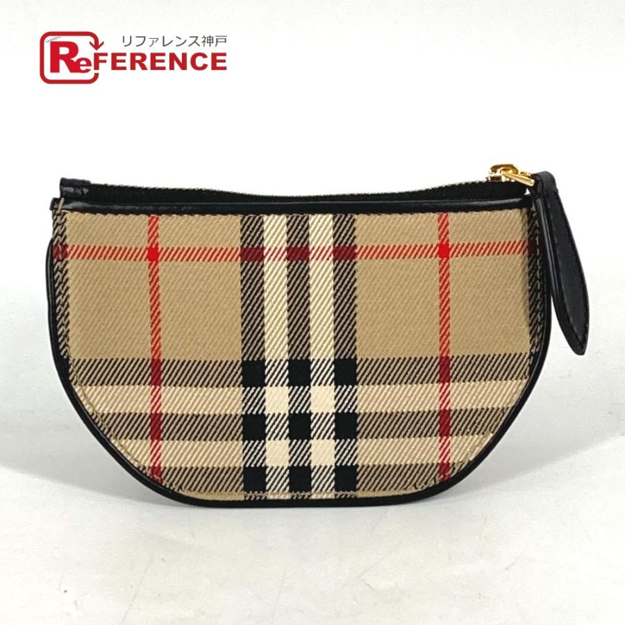 BURBERRY 未使用 バーバリー 8045031 オリンピア チェック 小銭入れ  