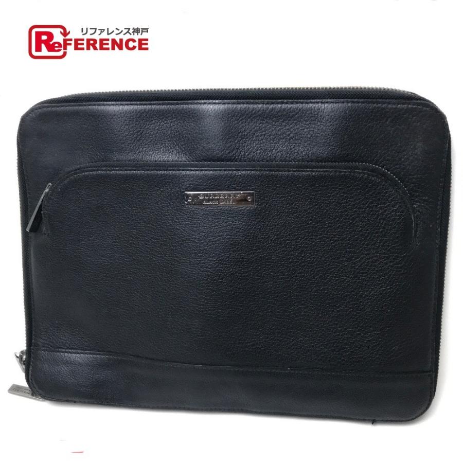 安い Burberry Black Label バーバリーブラックレーベル ラウンドファスナー クラッチバッグ ブラック メンズ 人気特価激安 Atempletonphoto Com