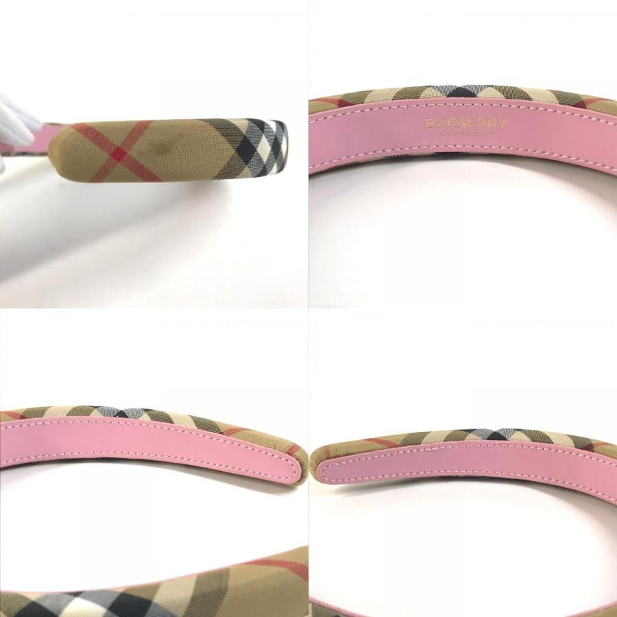 BURBERRY バーバリー チェック ヘアアクセサリー ヘッドバンド