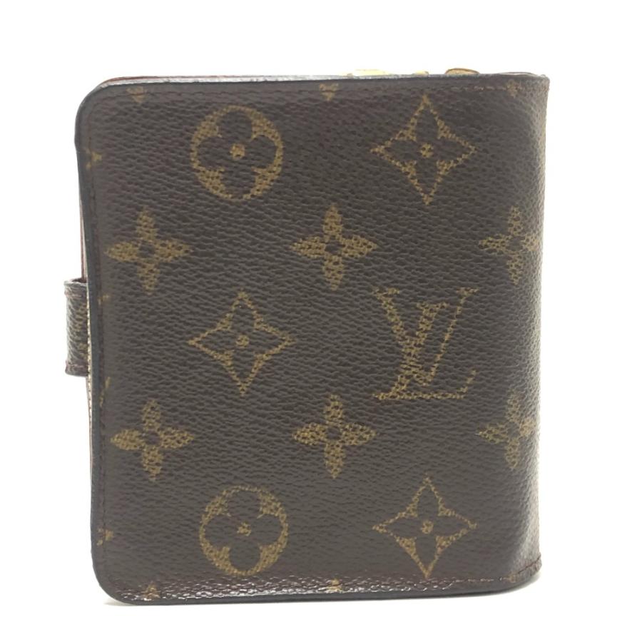 LOUIS VUITTON ルイヴィトン M61667 コンパクトジップ 二つ折りコンパクトウォレット 2つ折り財布 ブラウン レディース【中古】 | LOUIS VUITTON | 01
