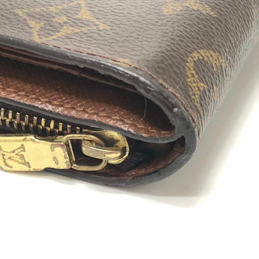 LOUIS VUITTON ルイヴィトン M61667 コンパクトジップ 二つ折りコンパクトウォレット 2つ折り財布 ブラウン レディース【中古】 | LOUIS VUITTON | 06
