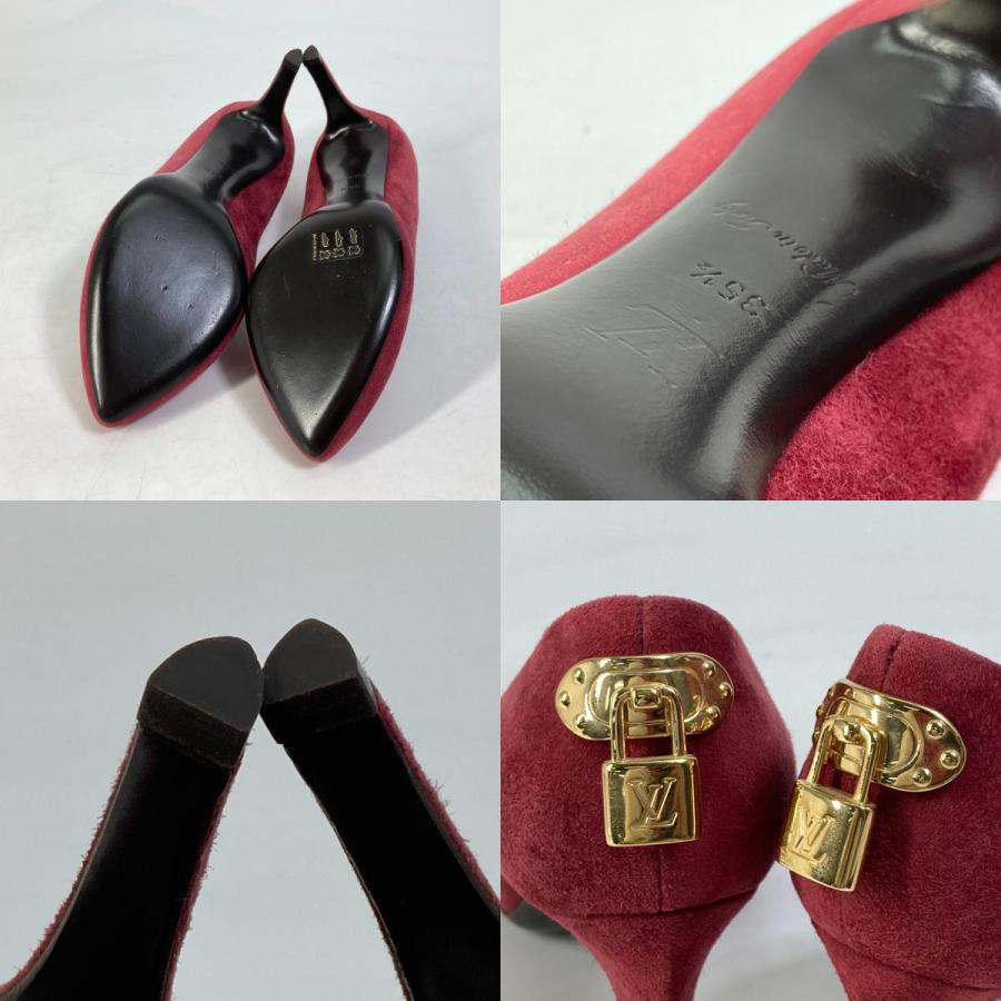 LOUIS VUITTON ルイヴィトン 南京錠 パドロック ヒール パンプス LOUIS VUITTON ルイヴィトン パドロック付き 南京錠 鍵 ヒール