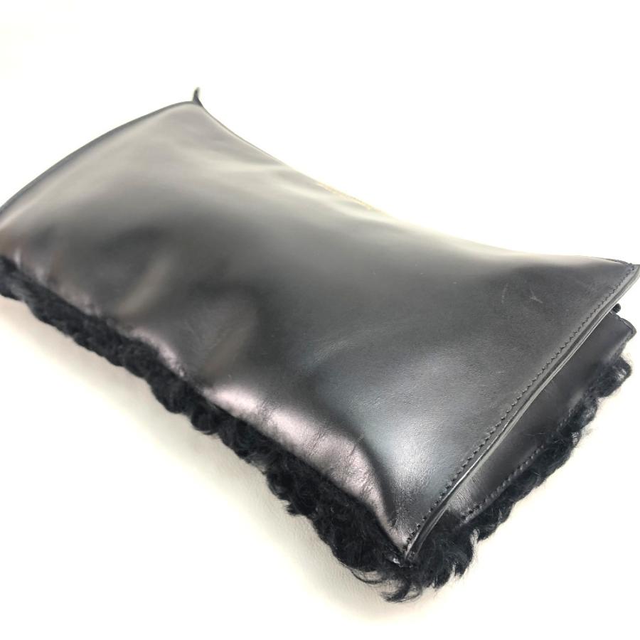 BALENCIAGA バレンシアガ  347238 セカンドバッグ クラッチバッグ ムートン/レザー レディース | BALENCIAGA | 02