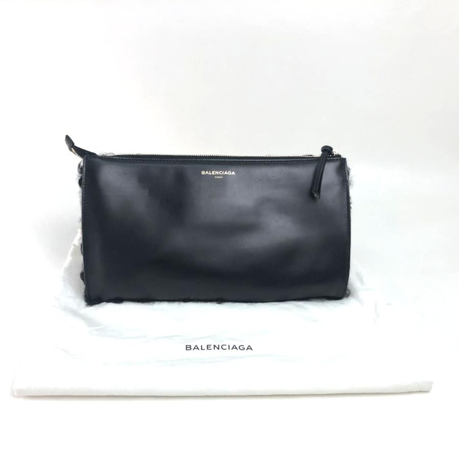 BALENCIAGA バレンシアガ  347238 セカンドバッグ クラッチバッグ ムートン/レザー レディース | BALENCIAGA | 07