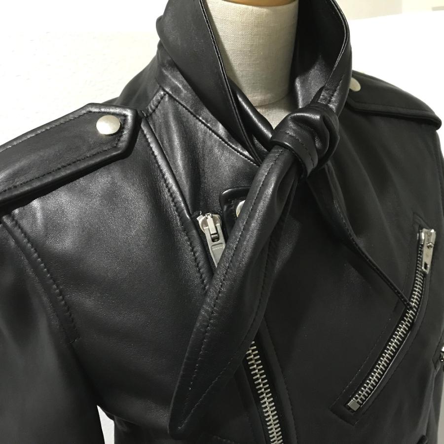 BALENCIAGA 未使用 バレンシアガ 479901 スカーフバイカー ライダース 