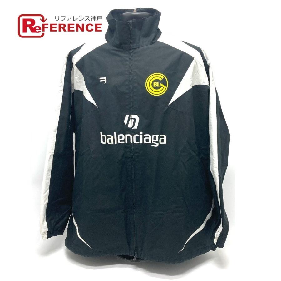 BALENCIAGA バレンシアガ 642341 2020AW サッカー トラックジャケット Nylon Soccer Jacket  ナイロンジャケット ブラック メンズ【中古】 :18074-20400-1:リファレンス コレクション - 通販 - Yahoo!ショッピング