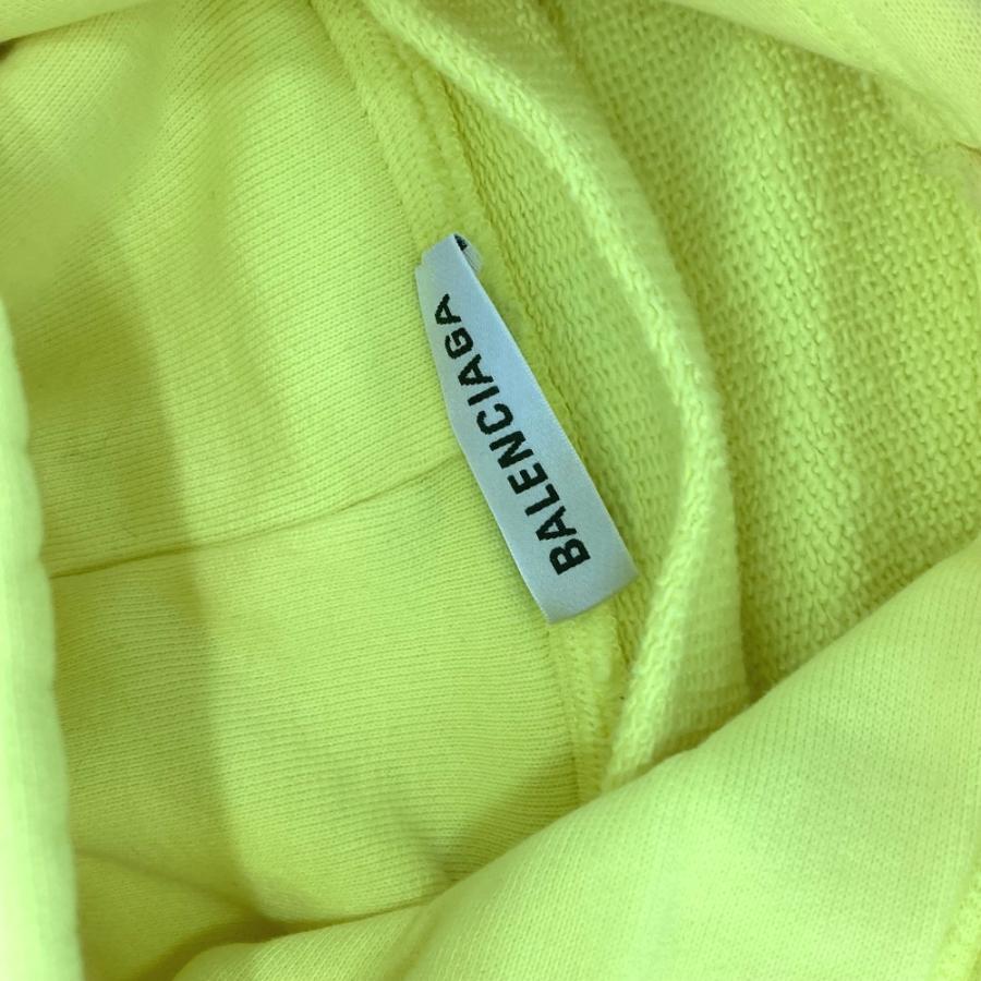 BALENCIAGA バレンシアガ 583222 BBロゴプリント プルオーバー パーカー イエロー メンズ【中古】 | BALENCIAGA | 04