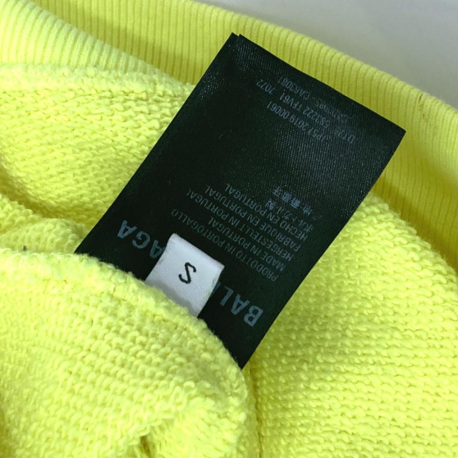 BALENCIAGA バレンシアガ 583222 BBロゴプリント プルオーバー パーカー イエロー メンズ【中古】 | BALENCIAGA | 07