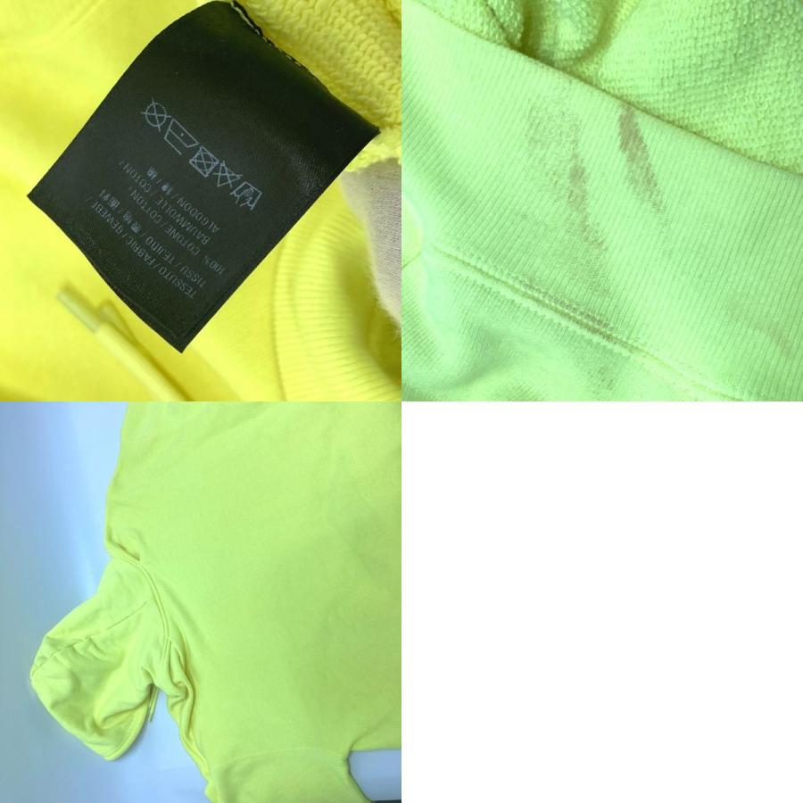 BALENCIAGA バレンシアガ 583222 BBロゴプリント プルオーバー パーカー イエロー メンズ【中古】 | BALENCIAGA | 09