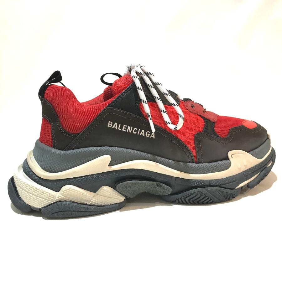 34のみ★関税込【BALENCIAGA】トリプル S トレーナー BLACK/RED Balenciaga バレンシアガ トリプル S トレーナー - FARFETCH