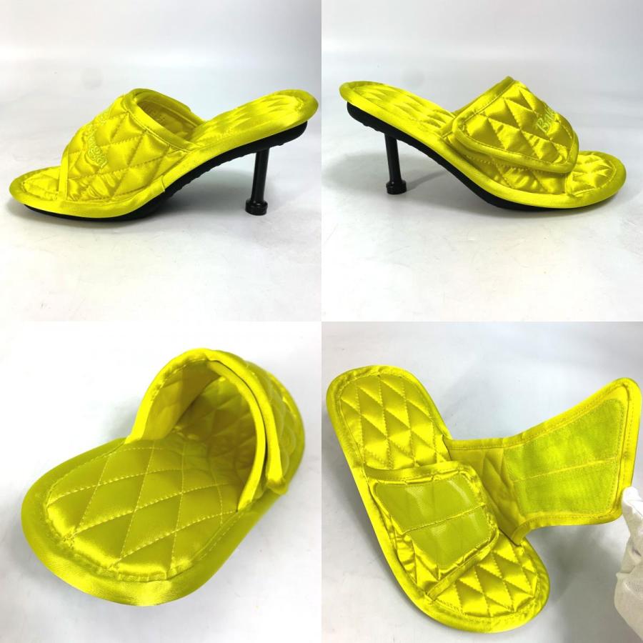 BALENCIAGA バレンシアガ 653312 ミュール ロゴ ヒール 靴 サンダル  