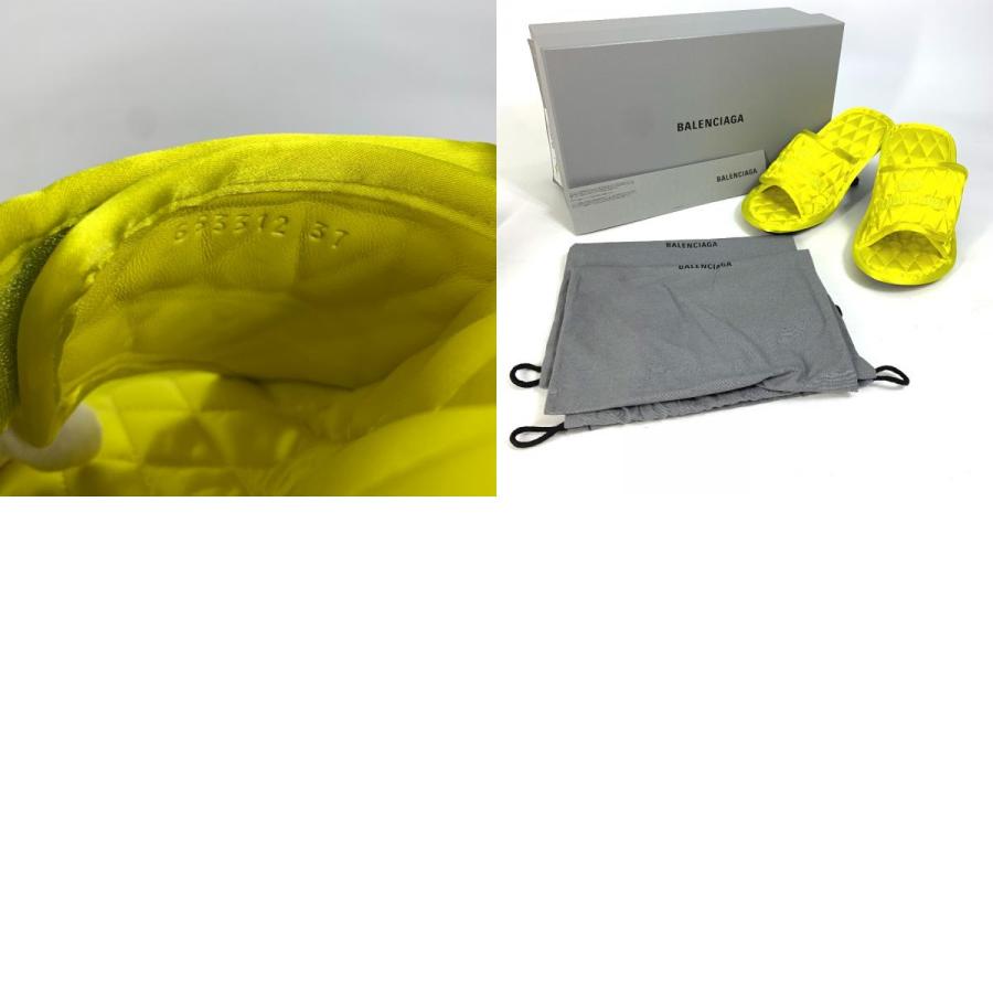 BALENCIAGA バレンシアガ 653312 ミュール ロゴ ヒール 靴 サンダル  