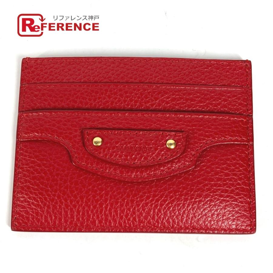 バレンシアガ 640109 ネオクラシックレザーカードケース 中古 BS99