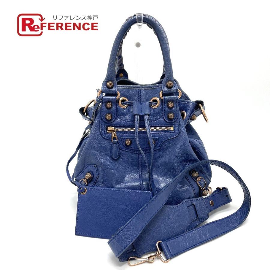 BALENCIAGA バレンシアガ 285439 ジャイアント ミニポンポン 2WAY