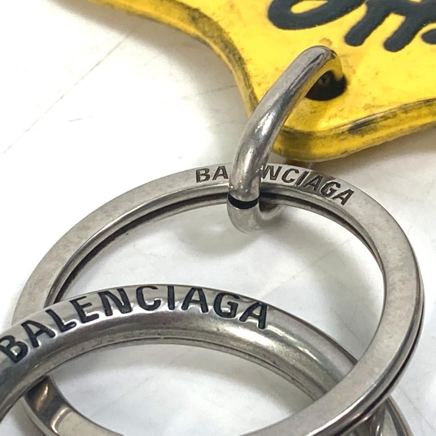 バレンシアガ BALENCIAGA シンプソンズ The Simpsons コラボ 678769 バッグチャーム キーホルダー レザー イエロー BALENCIAGA（バレンシアガ） 678769 シンプソンズ The Simpsons コラボ