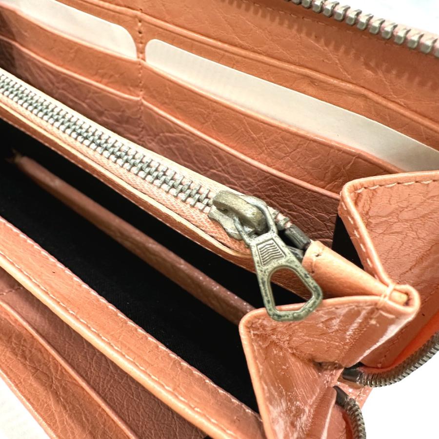 未使用 BALENCIAGA バレンシアガ 419805 エクスクルーシブ 長財布（あり）レザー レディース ピンクベージュ | BALENCIAGA | 09