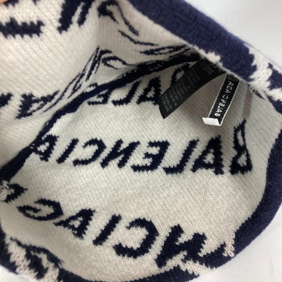 BALENCIAGA（バレンシアガ） 未使用 633717 ロゴ ビーニー 帽子 ニット