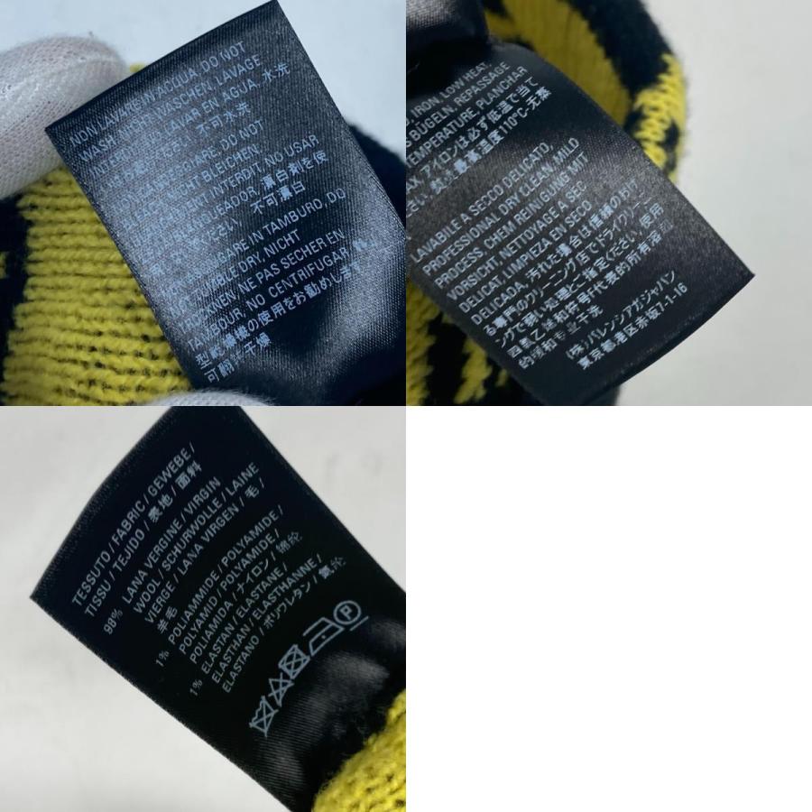 BALENCIAGA（バレンシアガ） 555282 ロゴ 総柄 ビーニー 帽子 ニット帽