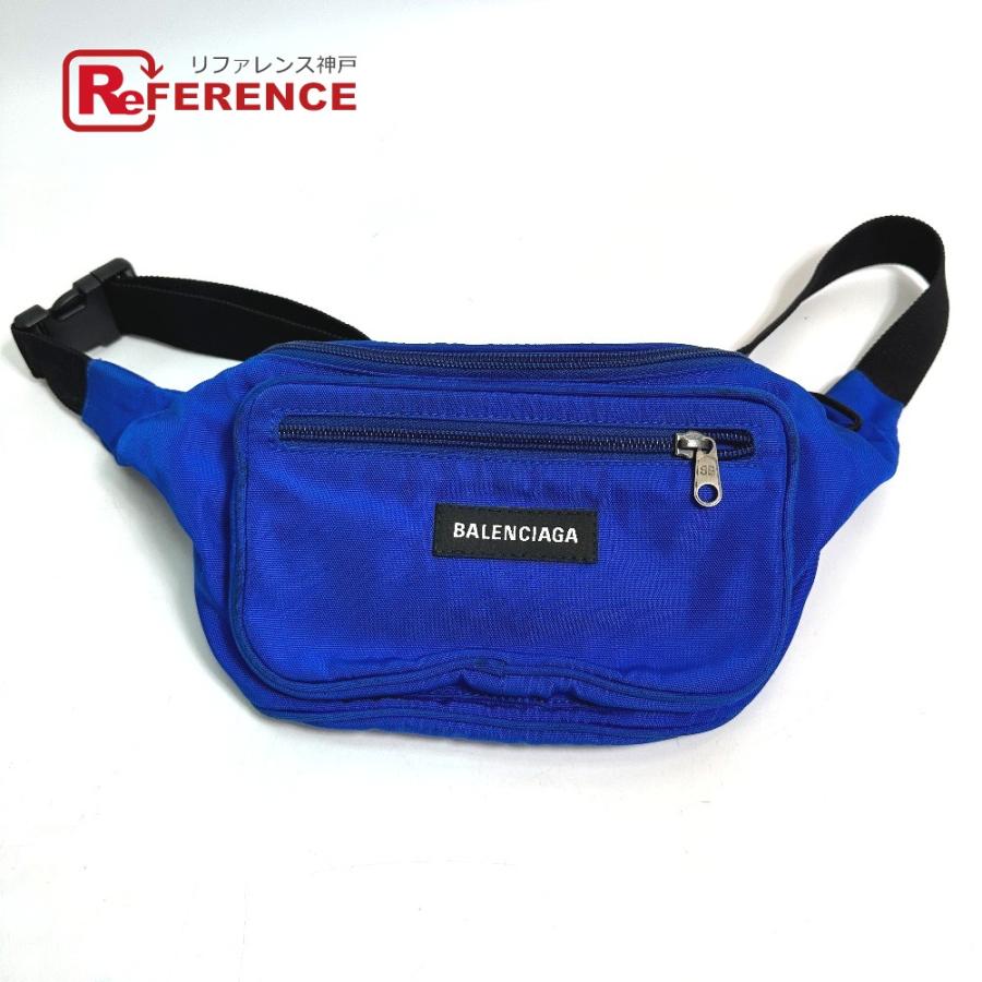 美品 BALENCIAGA バレンシアガ エクスプローラー  ボディバッグ 青 美品 BALENCIAGA バレンシアガ エクスプローラー ボディバッグ 青