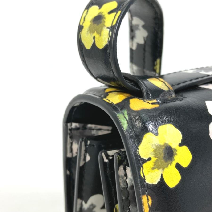 BALENCIAGA バレンシアガ 674693 GOSSIP ゴシップ フラワー 肩掛け 斜め掛け ショルダーバッグ レザー ブラック レディース【中古】 | BALENCIAGA | 04