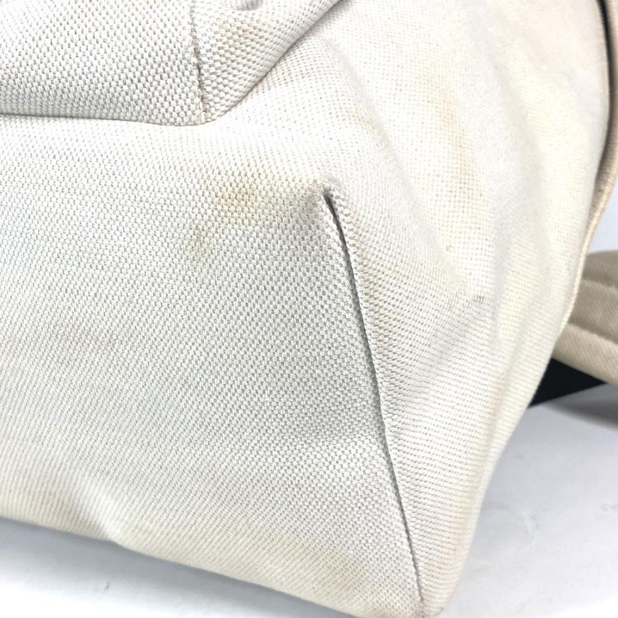 BALENCIAGA バレンシアガ 552374 エブリデイ ロゴ バックパック カバン」 リュックサック ホワイト メンズ【中古】 | BALENCIAGA | 05