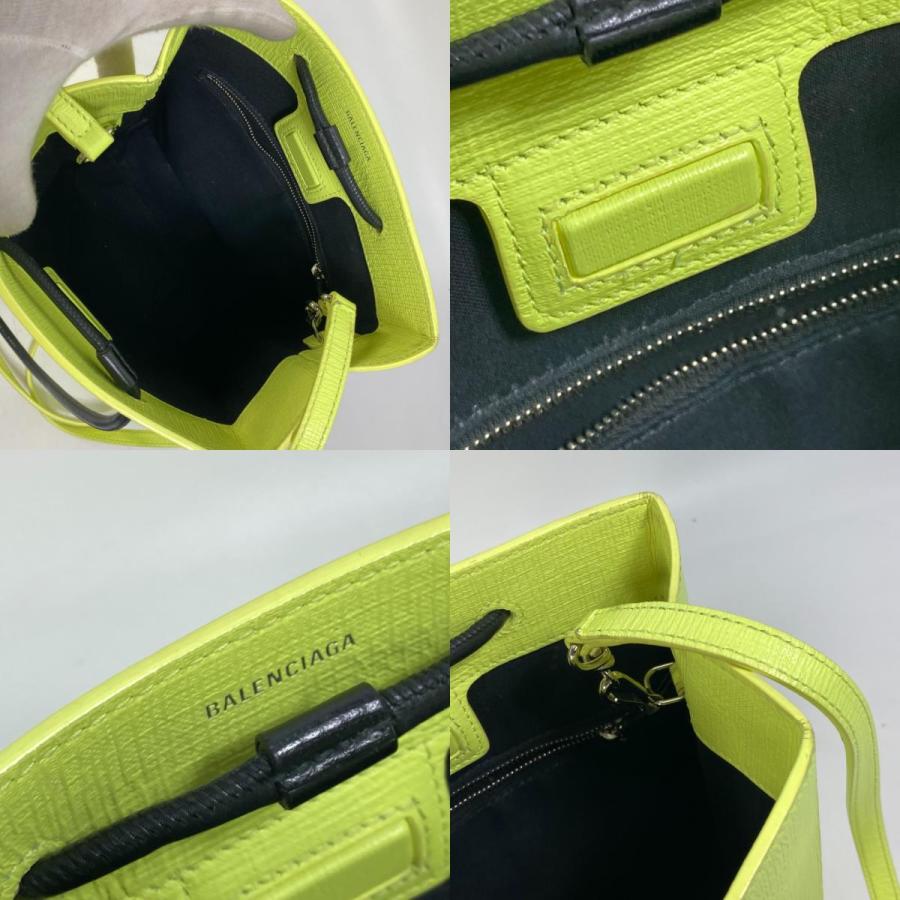 BALENCIAGA バレンシアガ ショッピングトートXS 2way イエロー BALENCIAGA バレンシアガ ショッピングトートXS 2way イエロー