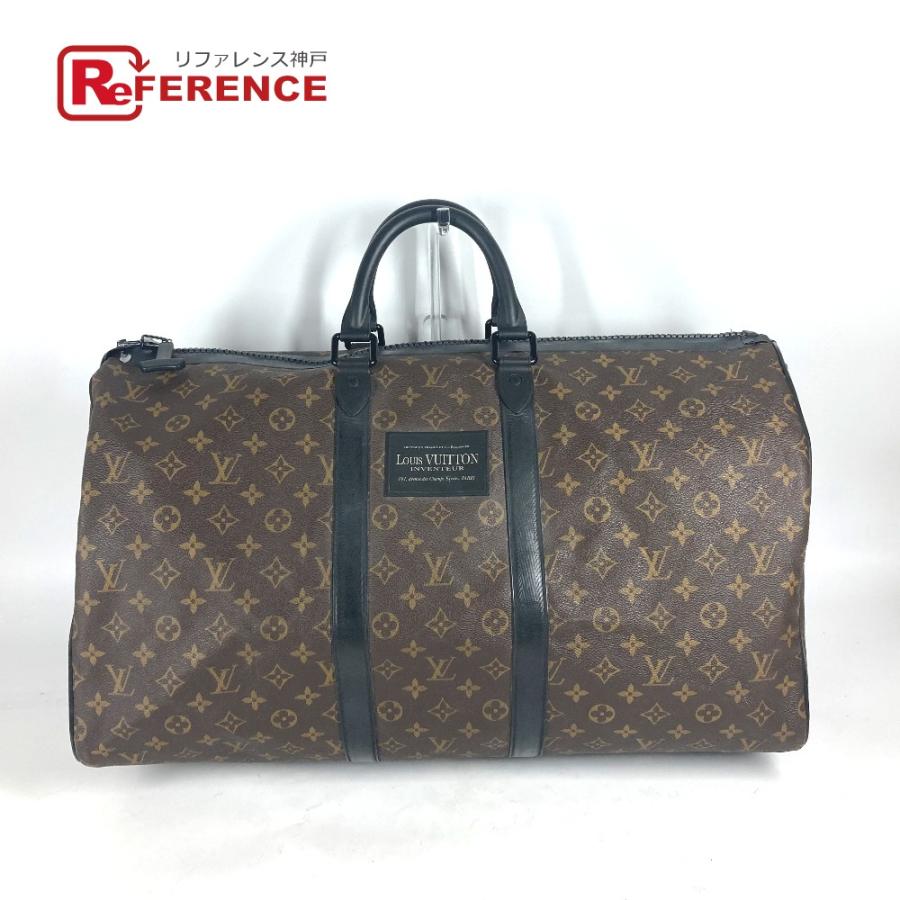 LOUIS VUITTON ルイヴィトン M41411 キーポルバンドリエール55 旅行バッグ モノグラムウォータープルーフ ボストンバッグ ブラウン【中古】 | LOUIS VUITTON