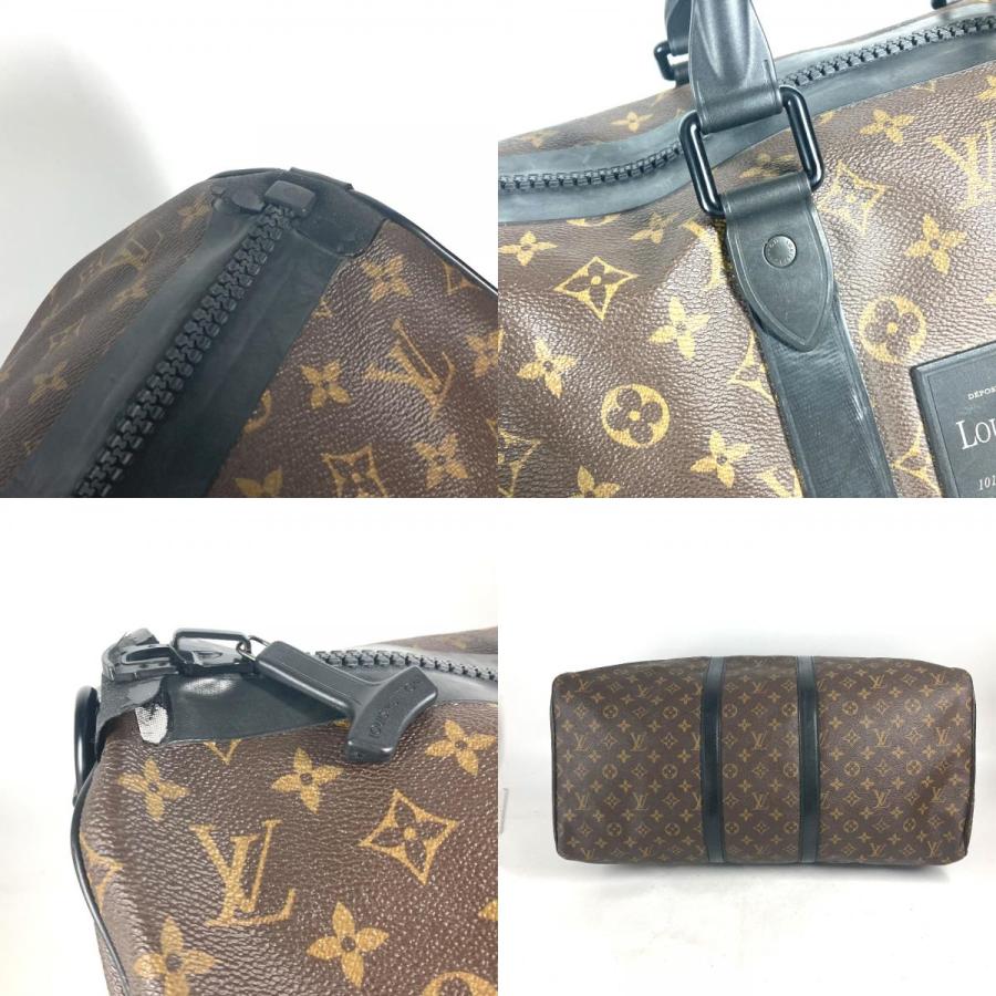LOUIS VUITTON ルイヴィトン M41411 キーポルバンドリエール55 旅行バッグ モノグラムウォータープルーフ ボストンバッグ ブラウン【中古】 | LOUIS VUITTON | 07