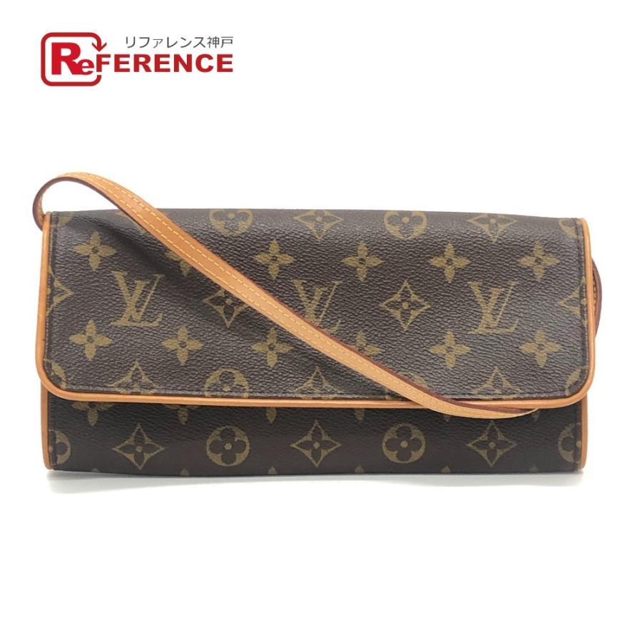 LOUIS VUITTON ルイヴィトン M51852 ポシェットツインGM カバン 2WAY クラッチバッグ ショルダーバッグ ブラウン レディース【中古】 | LOUIS VUITTON