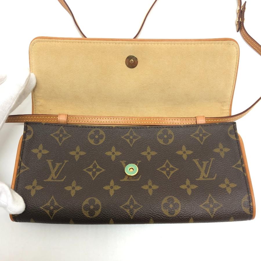 LOUIS VUITTON ルイヴィトン M51852 ポシェットツインGM カバン 2WAY クラッチバッグ ショルダーバッグ ブラウン レディース【中古】 | LOUIS VUITTON | 07