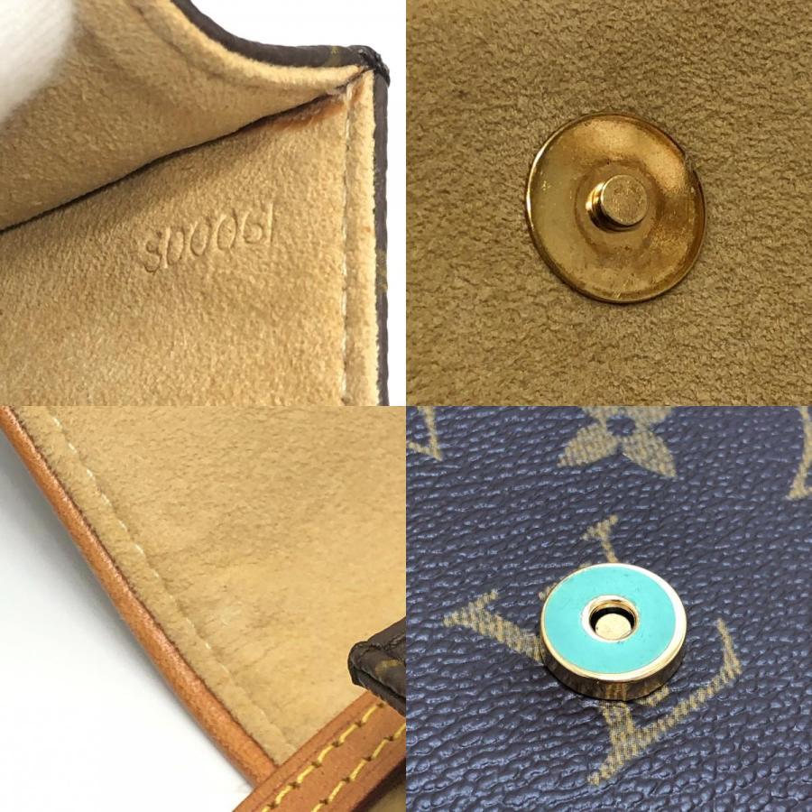 LOUIS VUITTON ルイヴィトン M51852 ポシェットツインGM カバン 2WAY クラッチバッグ ショルダーバッグ ブラウン レディース【中古】 | LOUIS VUITTON | 09