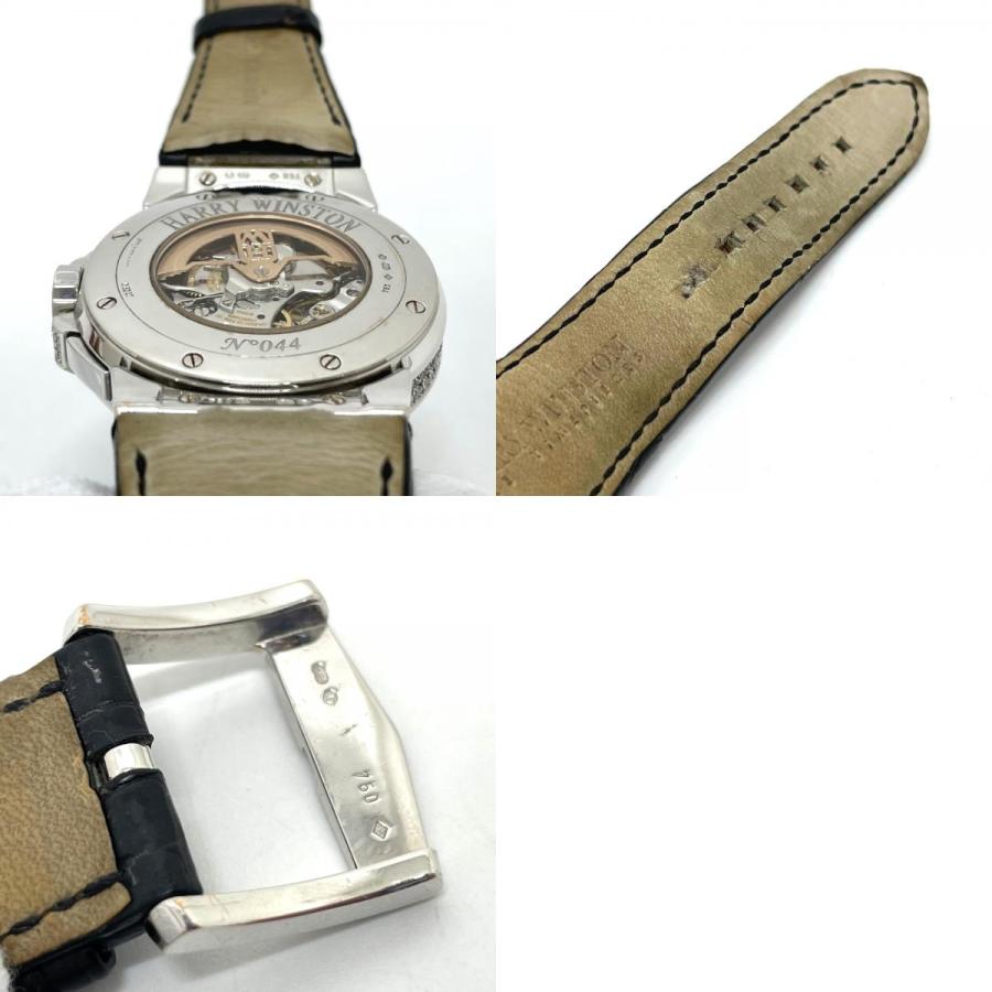 HARRY WINSTON ハリーウィンストン MCRA44W オーシャンクロノ トリプル レトログラード 自動巻き 腕時計 K18WG |  | 09